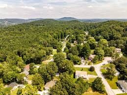 Aerial view of a neighborhood in Apison, Tennessee