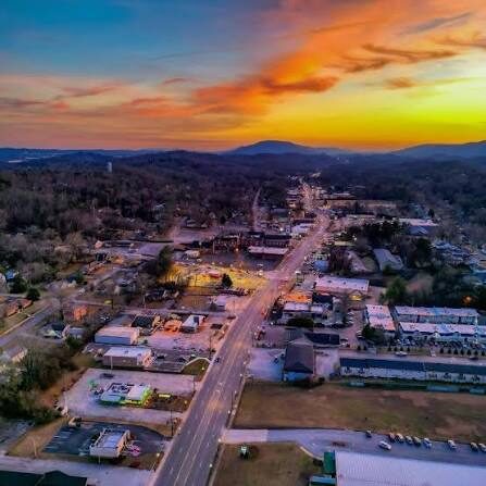 Aerial view of Red Bank, Tennessee