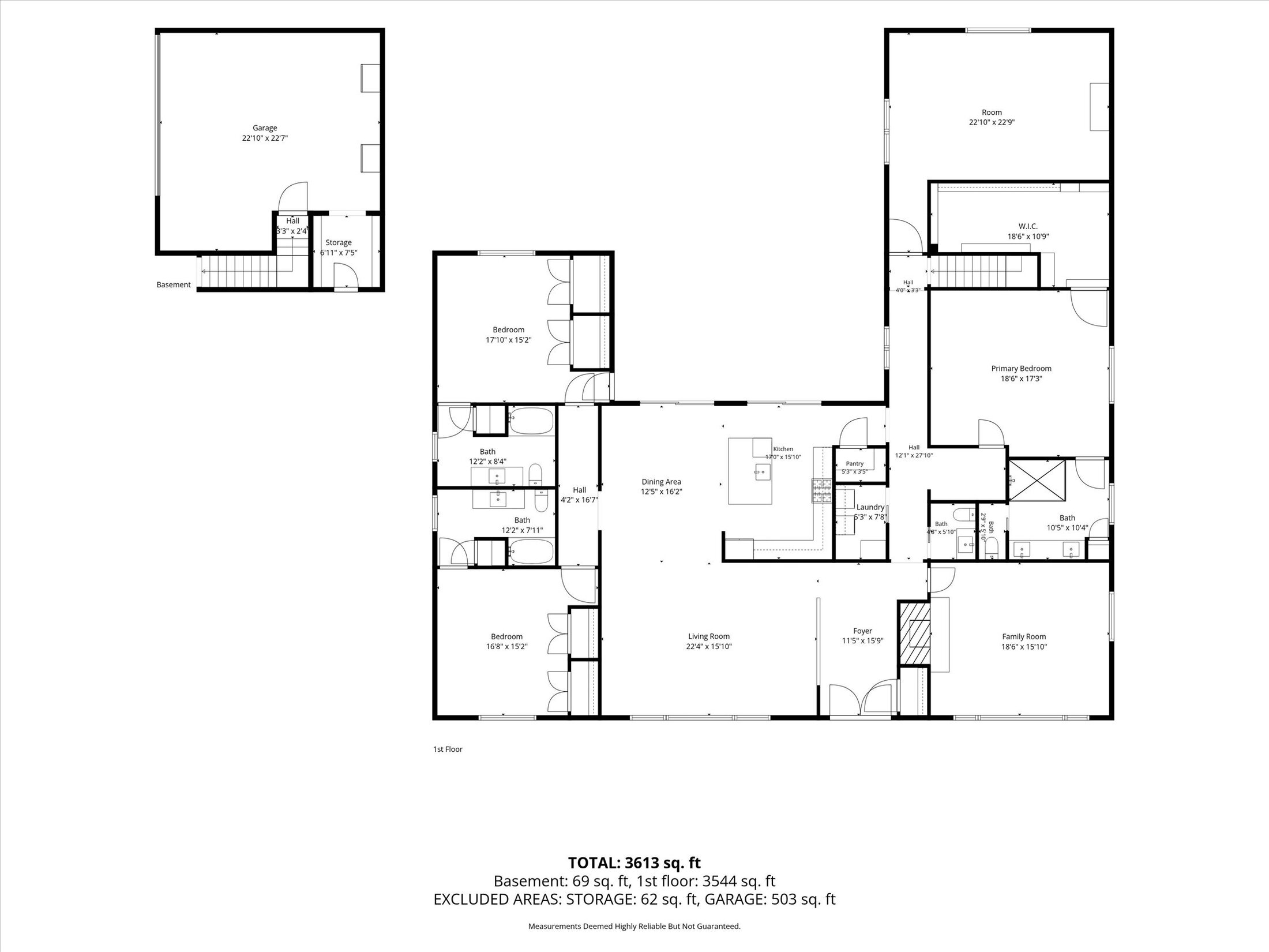 466 N Crest Rd floor plan